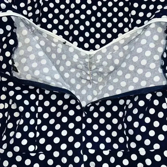 Miusol Rock A Billy Polka Dot Fit & Flare Dress E10 - Picture 8 of 8